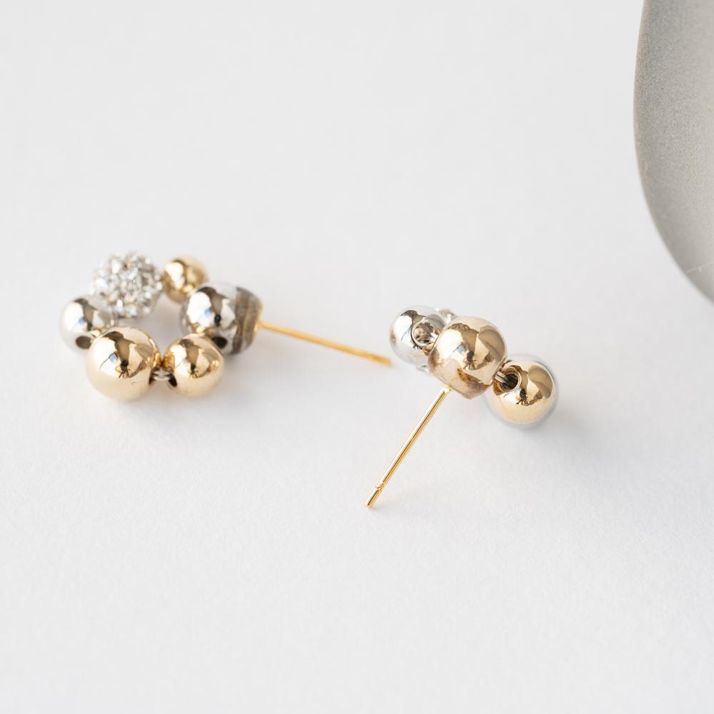 Creema限定新春福袋2026(竹)クリスタルガラスの耳飾りと人気ネックレスとお楽しみの耳飾り2つのセット | 3枚目